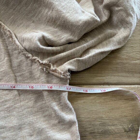 Free People Beach Cocoon Cowl Neck Sweater Women's XS/S Oatmeal Pullover Comfort - Picture 8 of 8